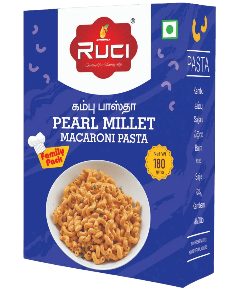 Ruci Pearl Millet Macaroni Pasta - Asijah Europe